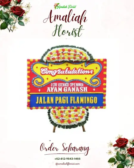 Sewa Papan Bunga Taman Asri